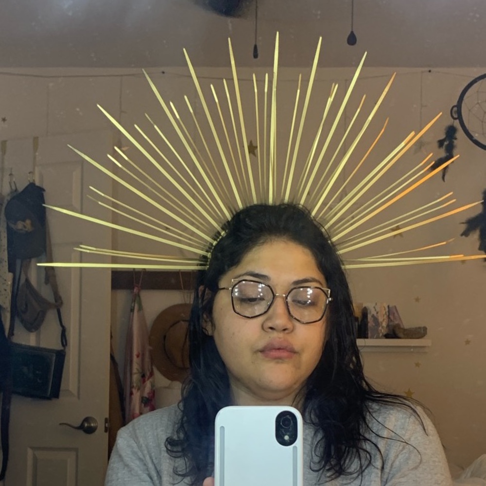 Sun halo headband crown